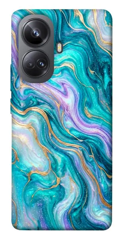 TPU чохол Demsky Mermaid marble для Realme 10 Pro+