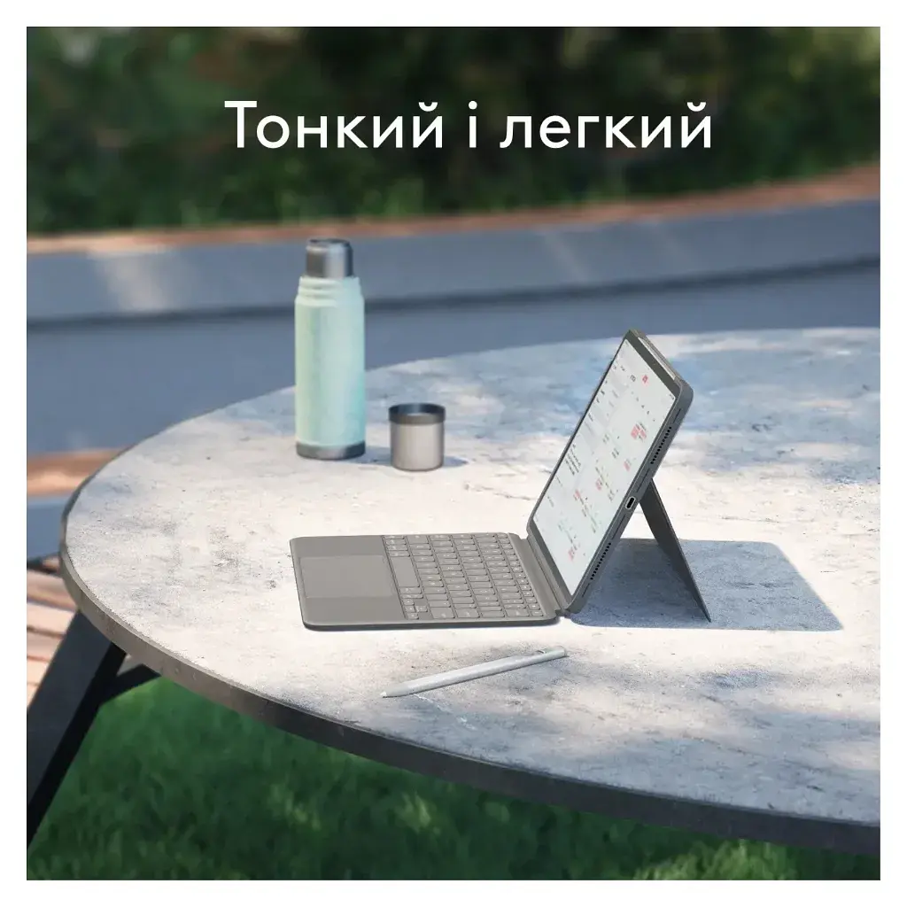 Чохол до планшета Logitech Combo Touch for iPad Air 11-inch M2 (L920-012636) - фото 8