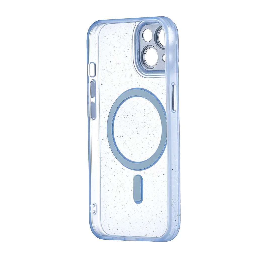 Чохол Splatter with MagSafe iPhone 14 Light Blue - фото 3