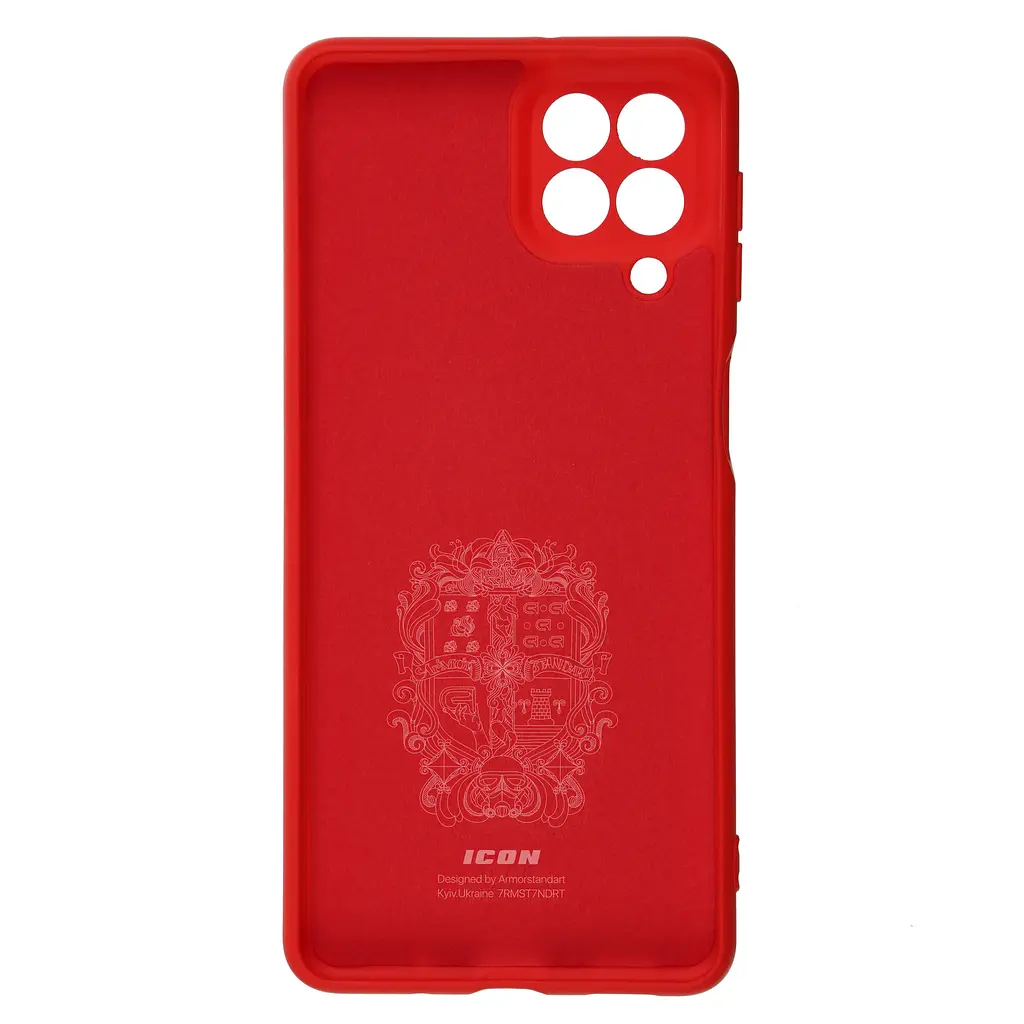 Чехол ArmorStandart ICON для Samsung M53 (M536) Camera cover Red (ARM61806) - фото 2