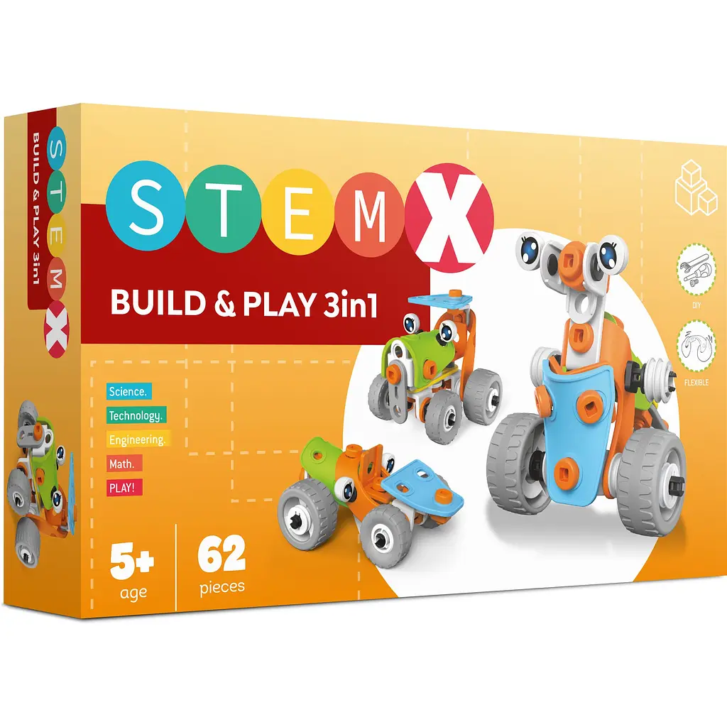 Конструктор Stem Build and Play 62 деталей (7093907) - фото 2