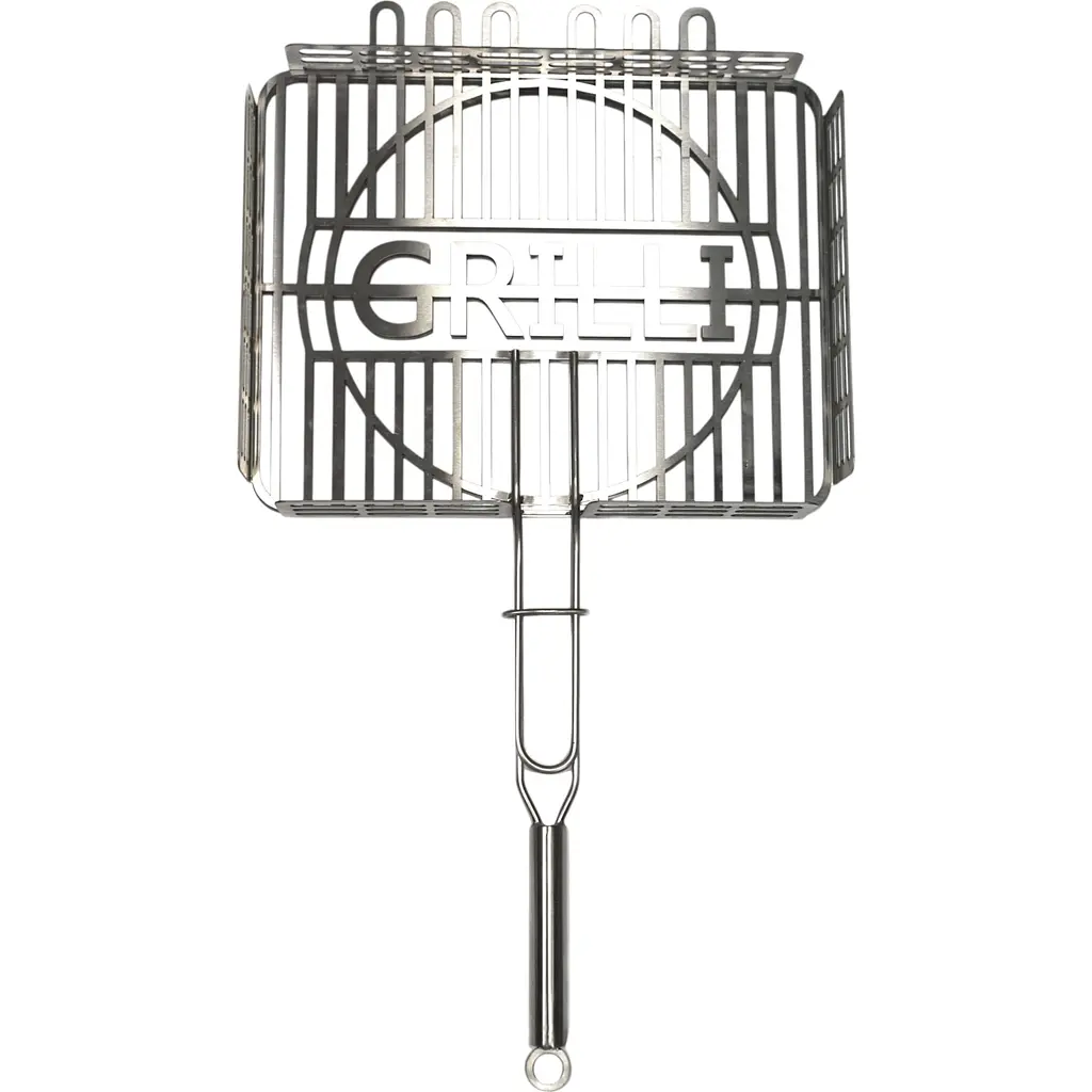Решітка-гриль Grilli для барбекю з харчової нержавіючої сталі 1.5 мм 42x32 см (777767) - фото 4