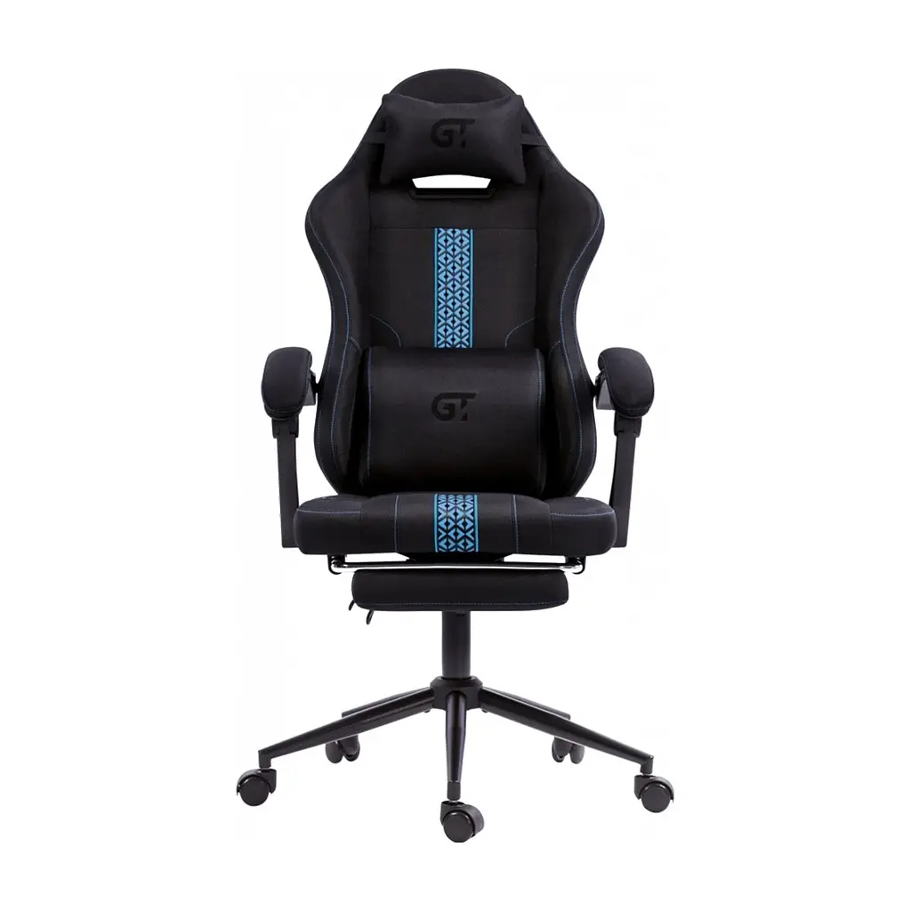 Крісло ігрове GT Racer X-2331 Black/Blue (X-2331 Fabric Black/Blue) - фото 3