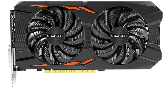Видеокарта GeForce GTX 1050 2GB Gigabyte WindForce OC (GV-N1050WF2OC-2GD) Б/У - фото 2
