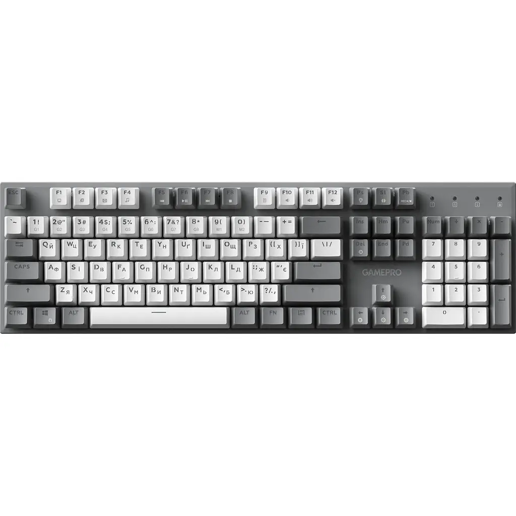 Клавіатура GamePro Genesis Metallic Outemu Red Swithes USB Gray (MK144G) [152671] - фото 2