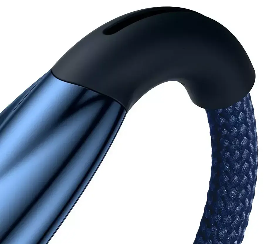 Кабель Baseus Glimmer Series Fast Charging Cable Type-C to Type-C 100W 1m CADH000703 Blue - фото 4