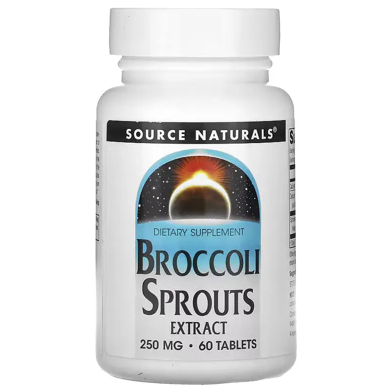 Екстракт Паростків Броколі, Broccoli Sprouts Extract 250 мг - 60 таблеток