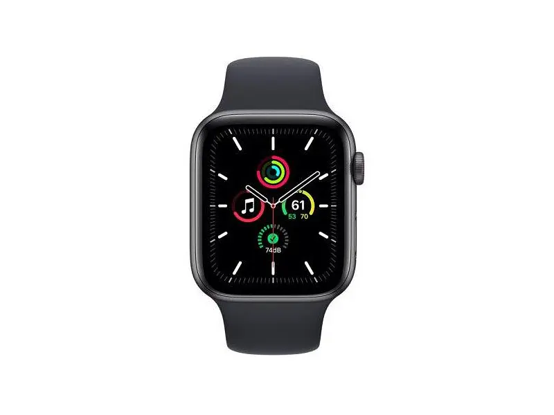 Смарт-годинник Apple Watch SE GPS + Cellular 44mm S. Gray Aluminum Case w. Midnight Sport Band (MKRR3) - фото 2