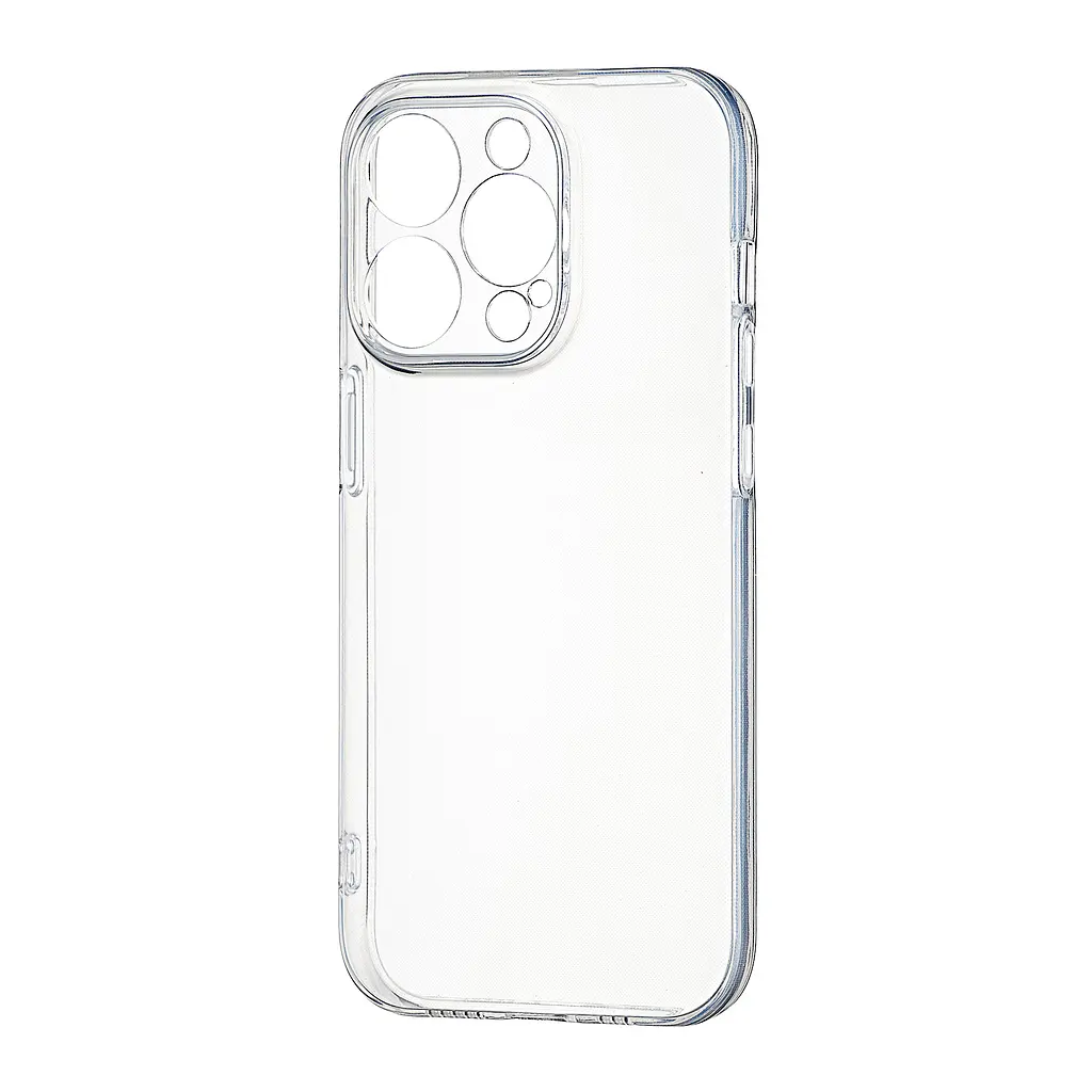 Чохол Silicone Case WS Protected Camera iPhone 14 Pro Прозорий
