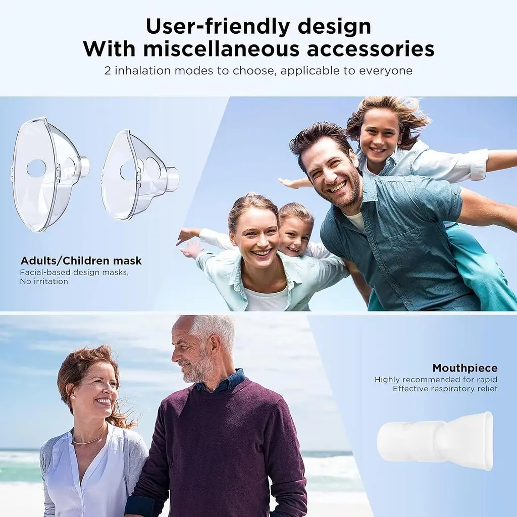 Портативний інгалятор-небулайзер для дітей і дорослих - фото 3
