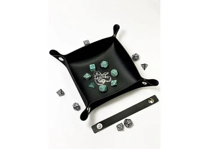 Настольная игра Планета Ігор Лоток для кубиков Дракон (черный) (Dice tray Dragon black) (pi-dt004) - фото 4