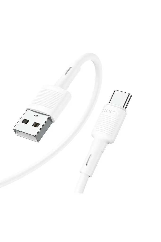Кабель Hoco X83 USB Type-C 3A 1 м белый (ЦБ-00209852) - фото 2