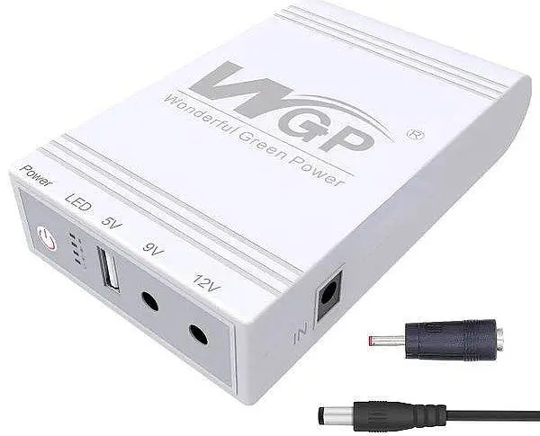 Джерело безперебійного живлення WGP103 ДБЖ для роутера безперебійник 10400 mAh - фото 2