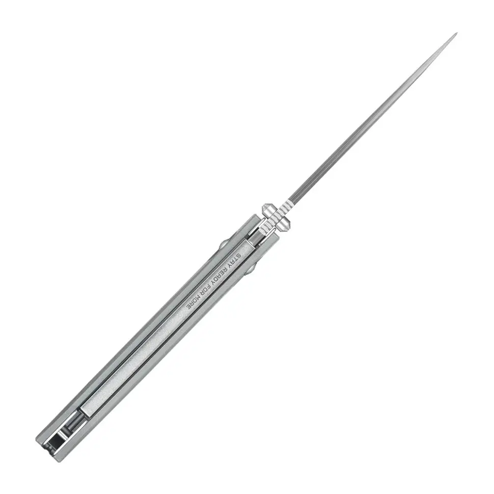 Ніж складаний туристичний SRM Terrier 258L-GK2 (9.3 см) 140Cr / G10 сірий - фото 5