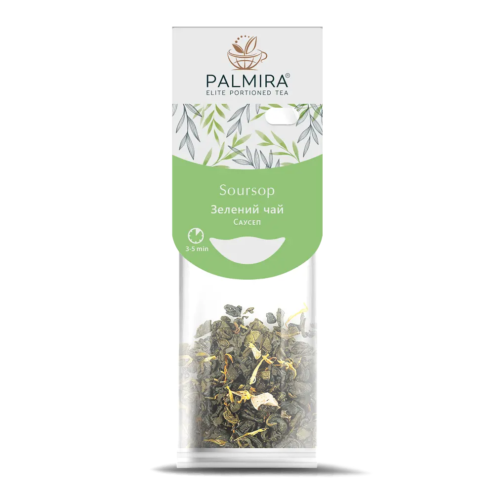 Зелений чай Palmira "Саусеп" (Soursop) - 10 шт.