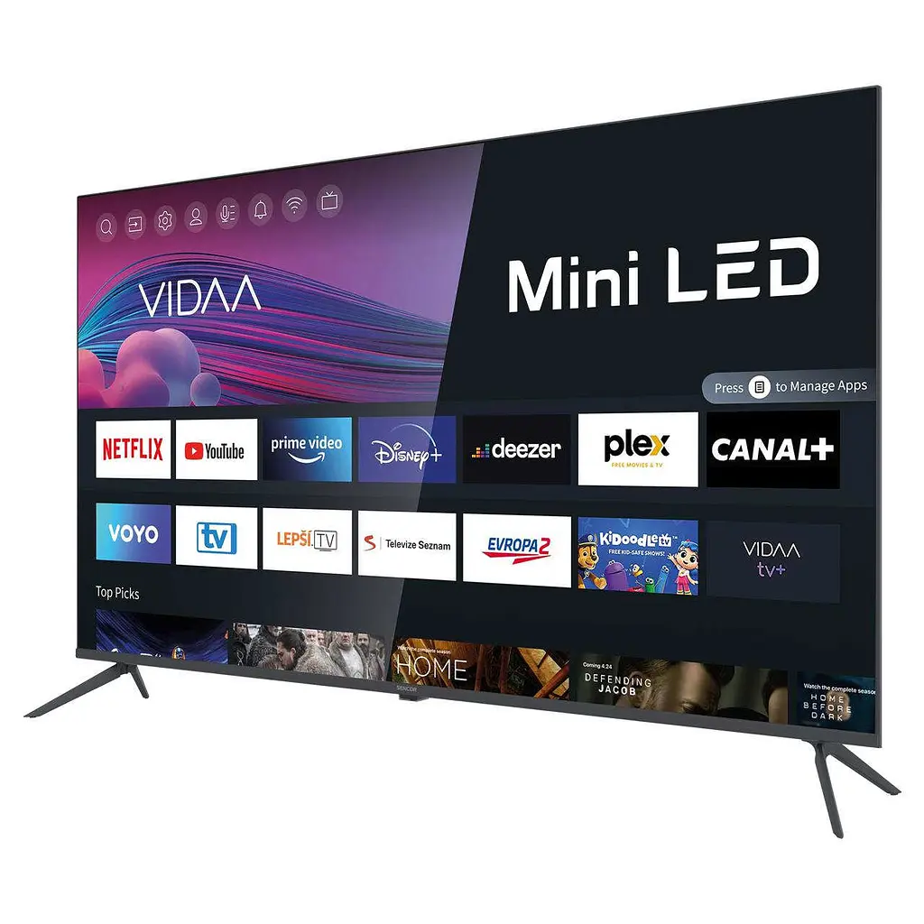 Телевізор Sencor SLE 65MUS700TCSB - фото 2