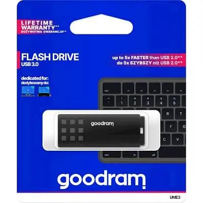 USB флеш накопитель Goodram 128GB UME3 Black USB 3.0 (UME3-1280K0R11) - фото 3
