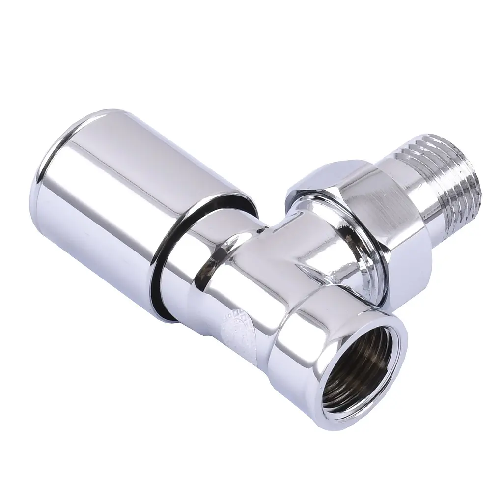 Кран вентильний кутовий з американкою Solomon 1/2″ chrom 1845 000002161 - фото 4