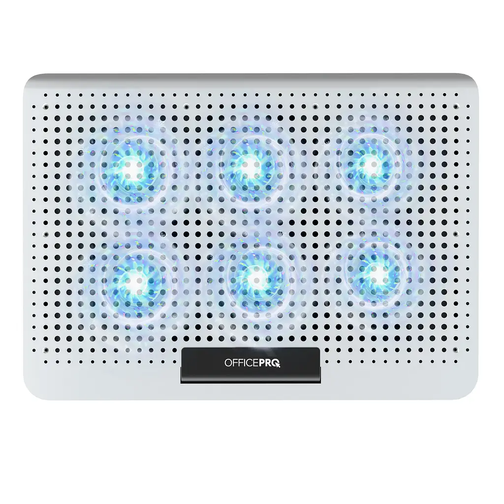Охлаждающая подставка для ноутбука OfficePro Silver (CP620S) - фото 5
