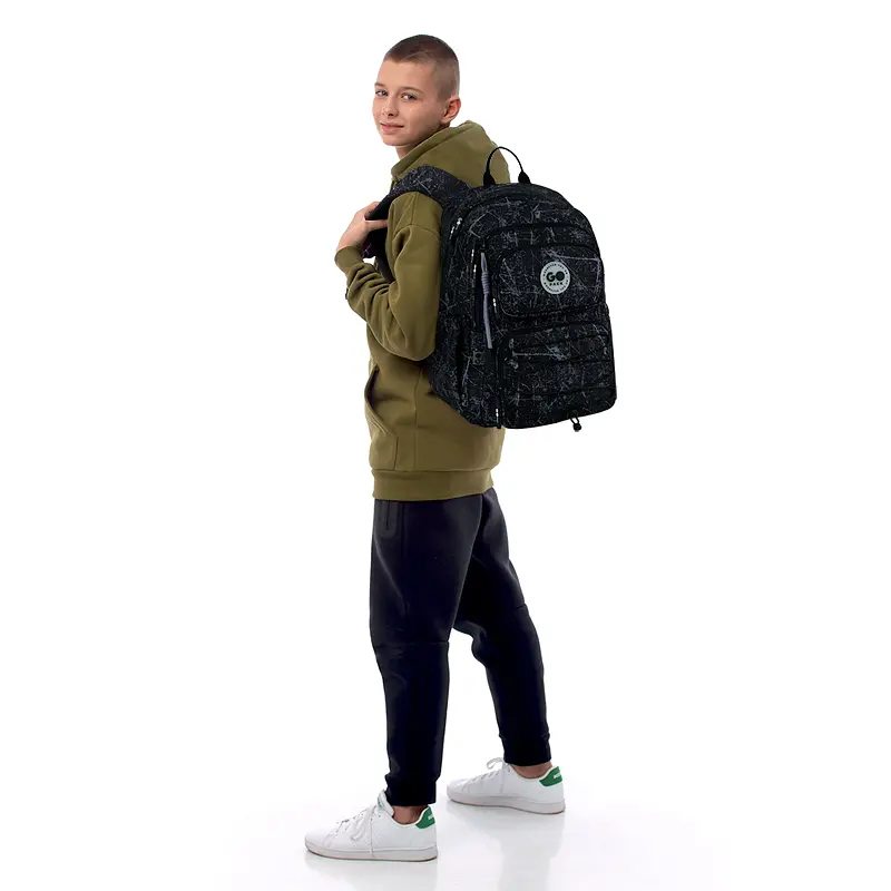 Рюкзак GoPack Education 120M-3 Shadow Черно-серый (GO26-120M-3) - фото 17