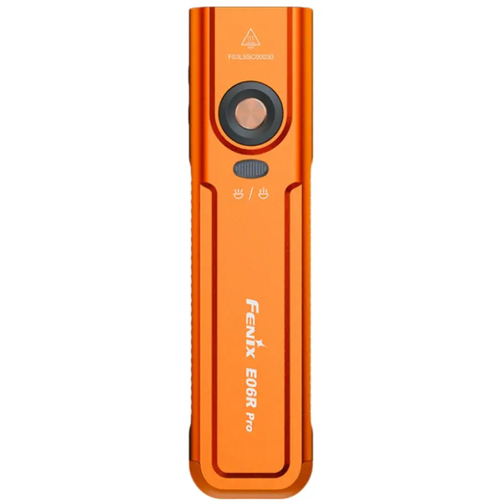 Ліхтар-брелок Fenix E06R PRO Orange - фото 2