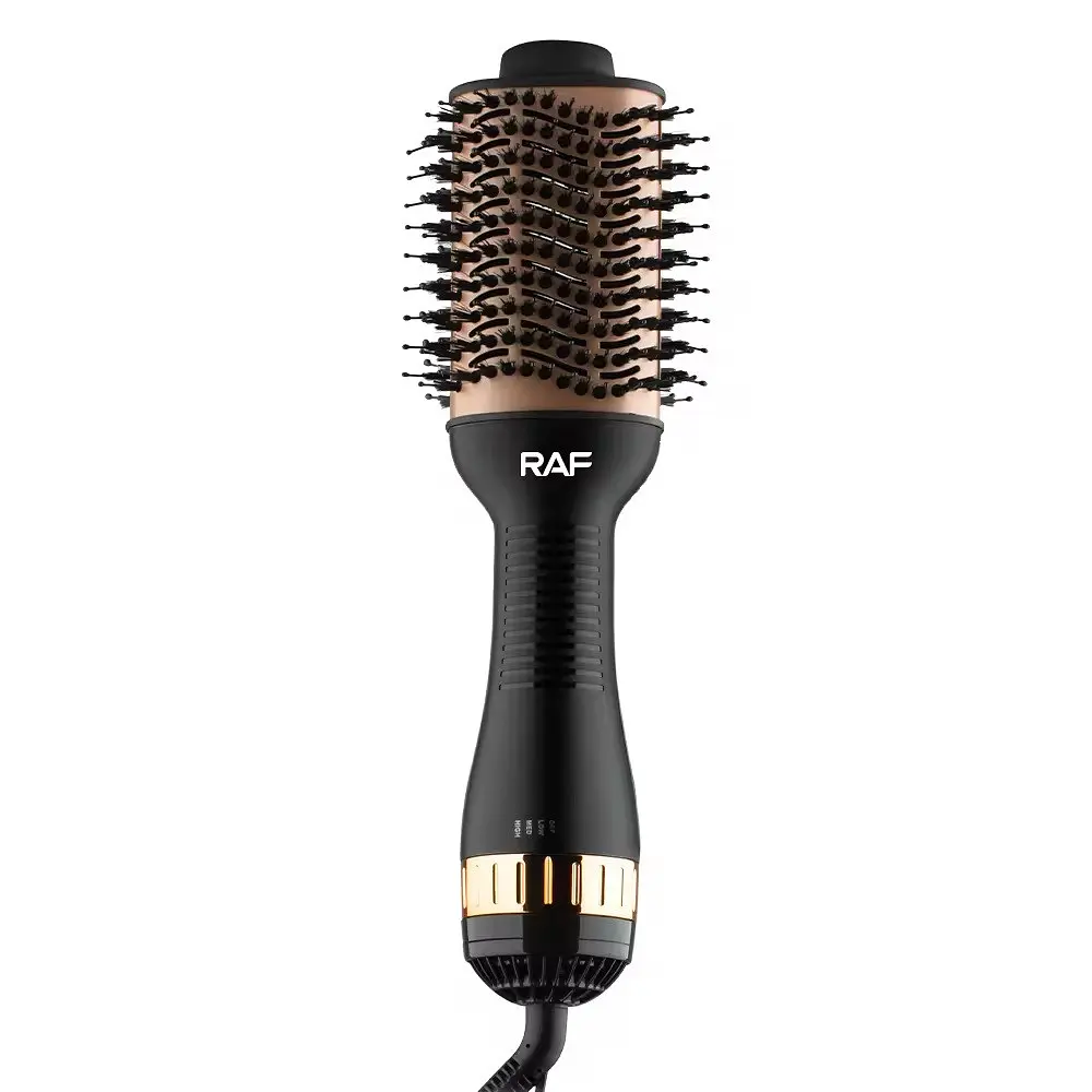 Фен-гребінець для укладання волосся RAF R.420 1000W Black