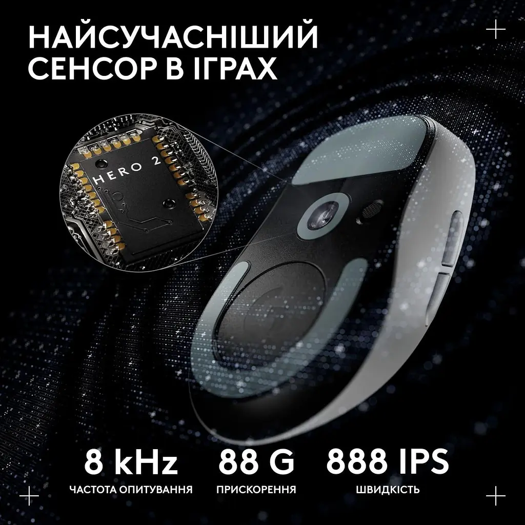 Миша Logitech G Pro X Superlight 2 DEX White (910-007365) - фото 4