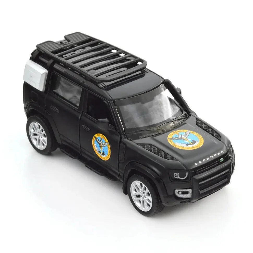 Автомодель серії «Шеврони Героїв» Land Rover Defender 110 «ГУР МО» TechnoDrive 250364M - фото 4