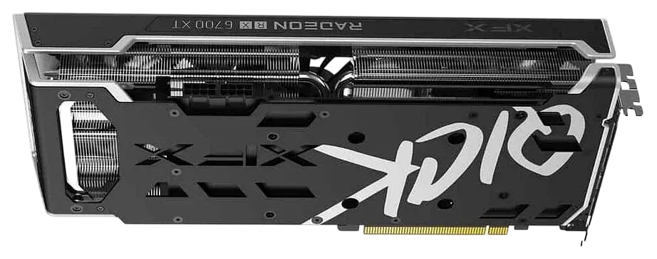 Видеокарта AMD Radeon RX 6700 XT 12 GB XFX Speedster Qick 319 Black Gaming (RX-67XTYPBDP) Б/У - фото 3