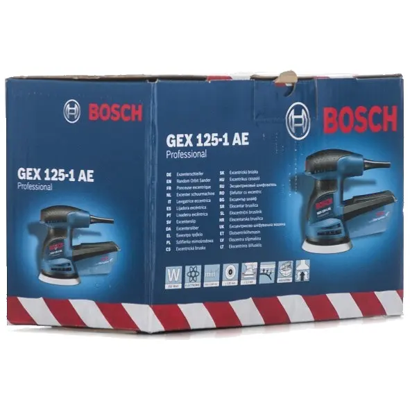 Шлифмашина эксцентриковая Professional GEX 125-1 AE 250Вт Bosch teh0025525 - фото 6