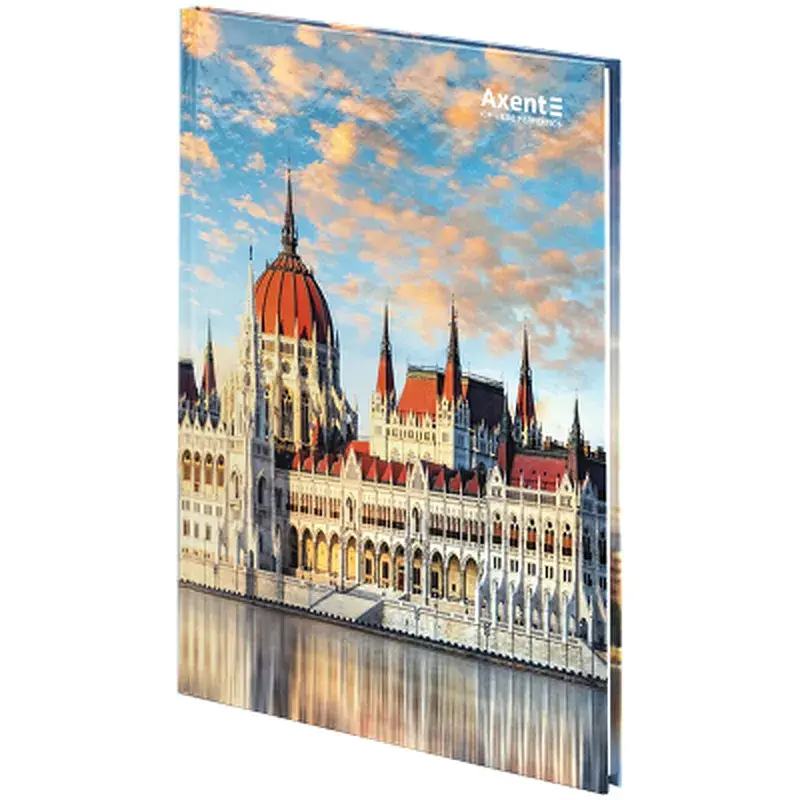 Книга записна Axent A4 City, Budapest, 96 аркушів, клітинка (8425-8-A) - фото 2