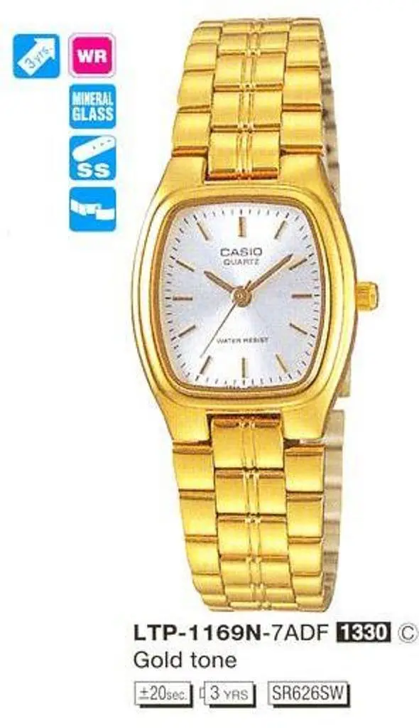 Годинник жіночий Casio LTP-1169N-7ADF - фото 5