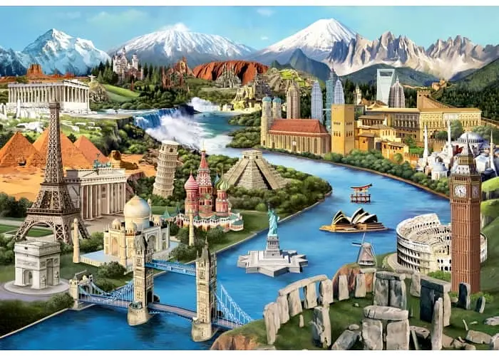 Пазл Anatolian Популярные достопримечательности 2000 эл. (3941) - фото 2