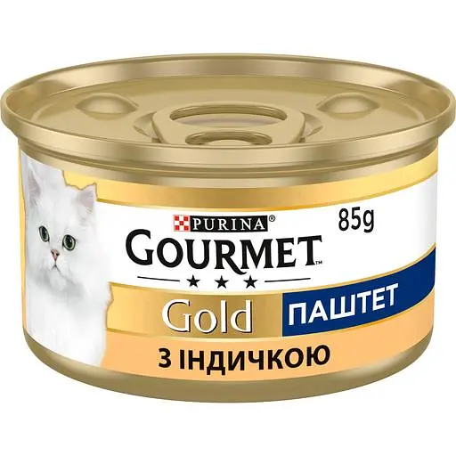 Упаковка вологого корму для котів Gourmet Gold Паштет з індичкою 2.04 кг (85 г x 24 шт.) - фото 2