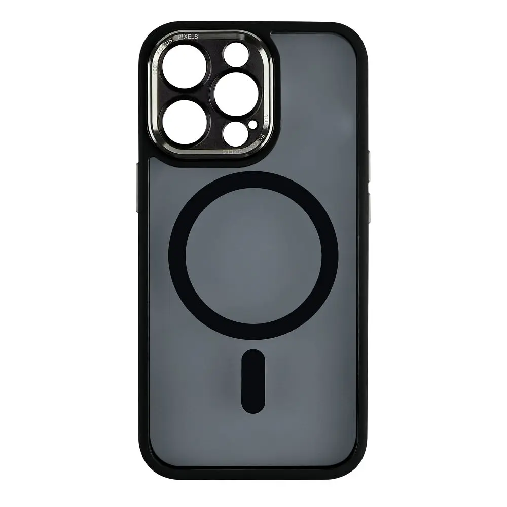 Чохол Creative TPU PC Metal Calais MagSafe Apple iPhone 13 Pro Black