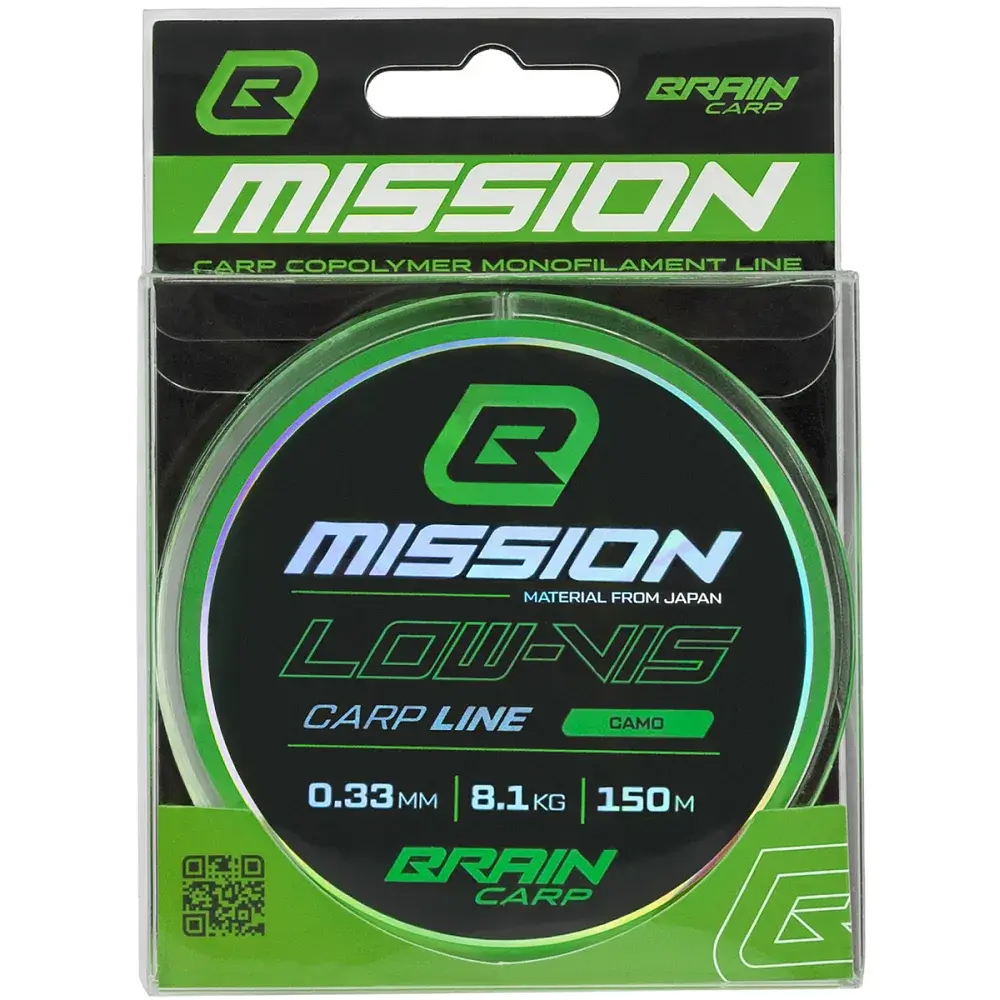Волосінь Brain Mission Carp Line (Camo) 150m 0.33mm 8.1kg - фото 2
