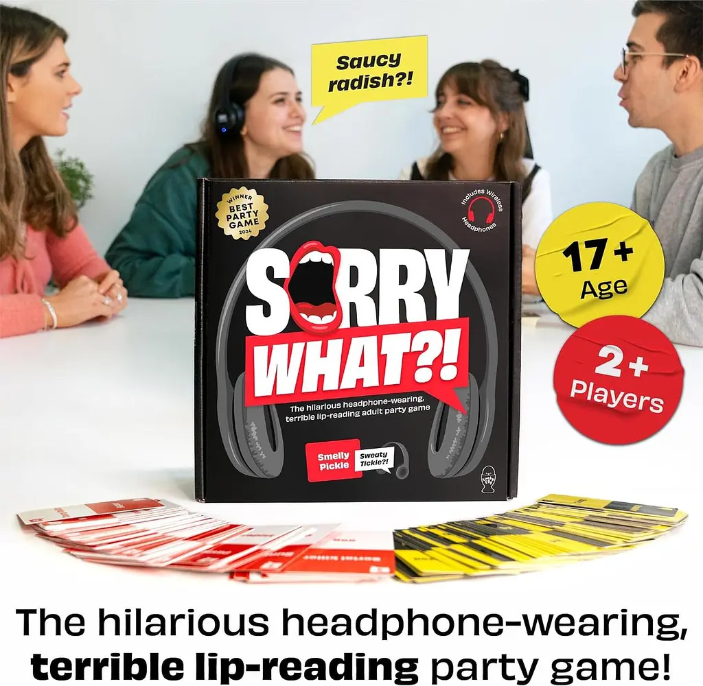 Веселая игра для чтения по губам для взрослых Sorry What Game на основе вызова наушников TikTok Trend 2+ игроков - фото 2