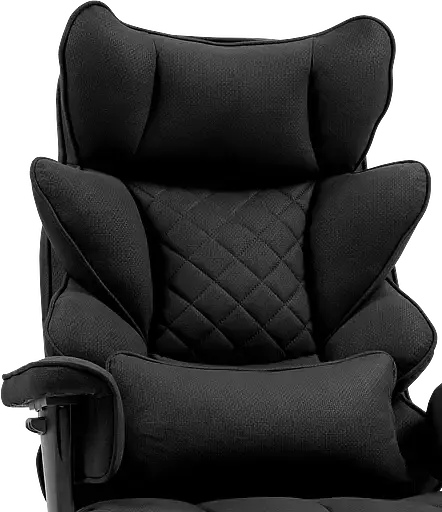 Офісне крісло GT Racer чорне (B-2511 Fabric Black) - фото 8