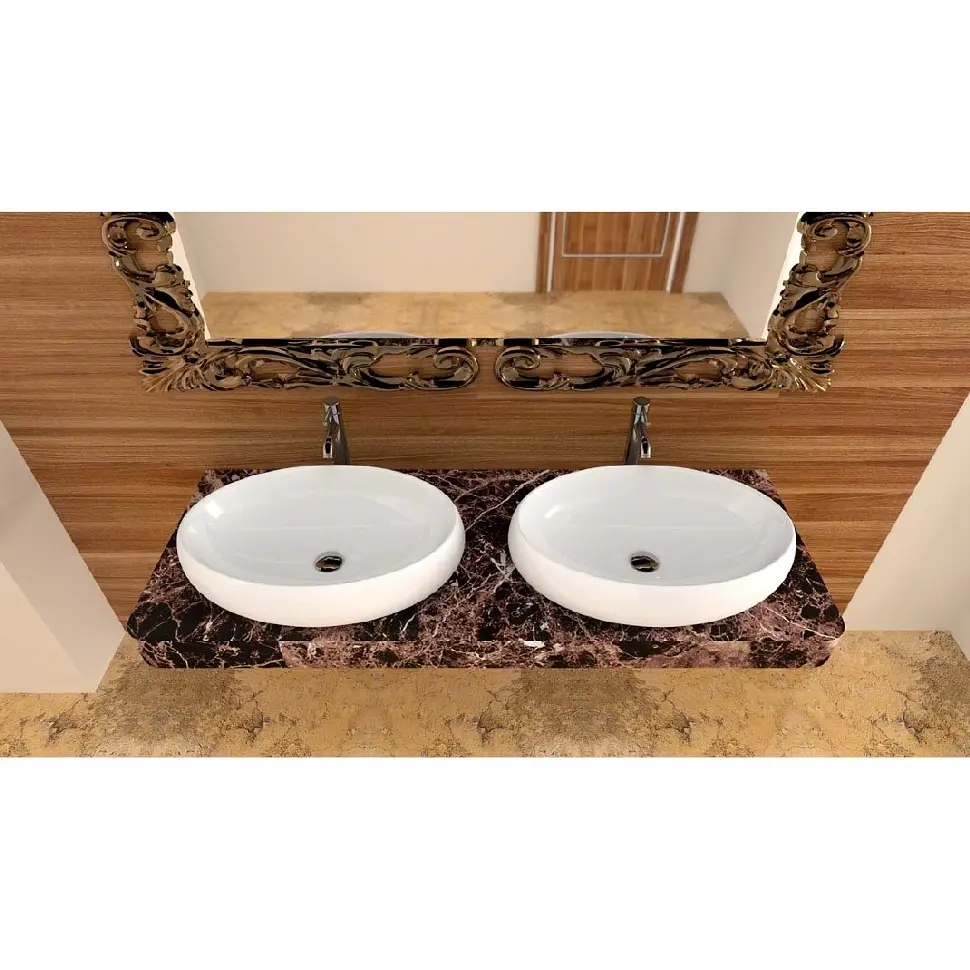 Умивальник Rea Melania 40,5x60 white (REA-U0656) - фото 6