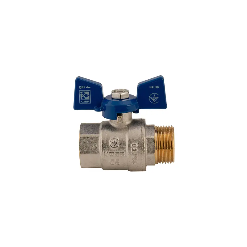 Кран кульовий Koer 3/4" ГШМ (KR.218.B) синій KR2723 - фото 3