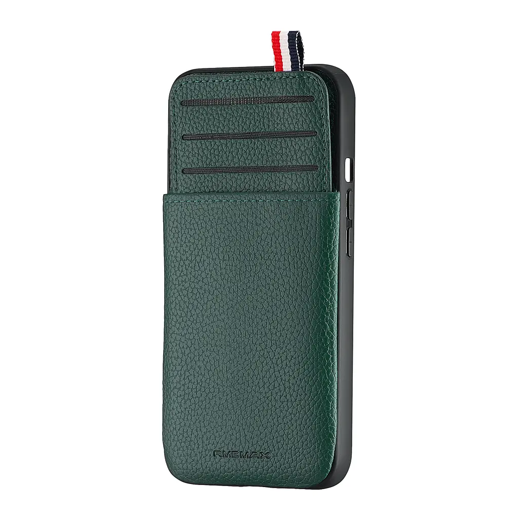 Чохол Jinduka Leather Pocket iPhone 13 Green - фото 4