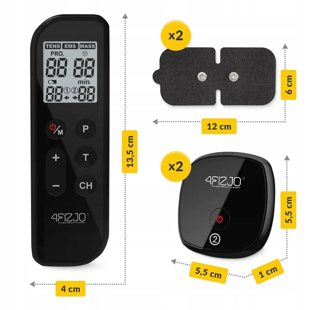 Апарат для електростимуляції м'язів 4FIZJO Combo EVO 3 в 1 (P-5905973404389) - фото 10