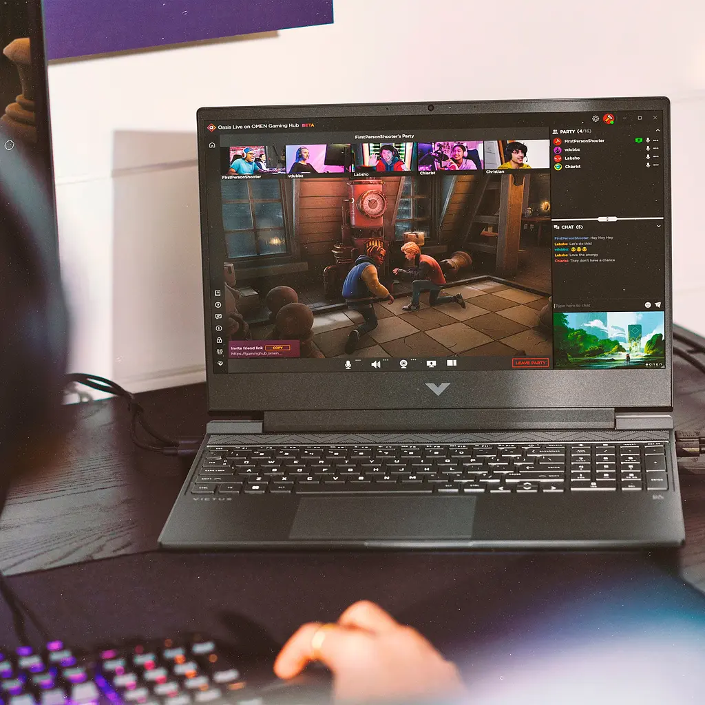 Ноутбук HP Victus 15-fb0012ua 15.6' FHD IPS AG, AMD R7-5800H, 16GB, F512GB, NVD3050-4, Win11, чорний (6G6X2EA) - фото 2