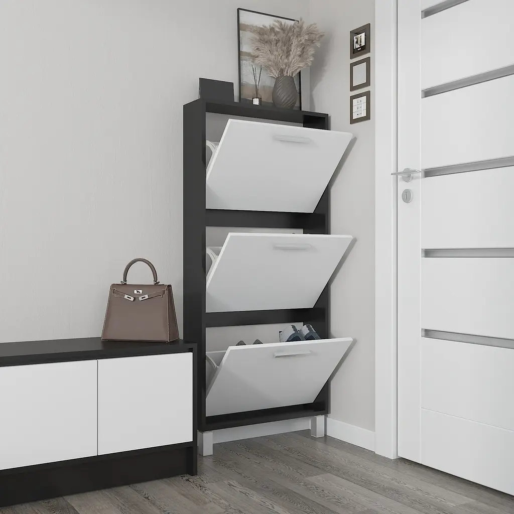 Полиця для взуття Flamecame підлогова з ДСП F-160 - фото 9