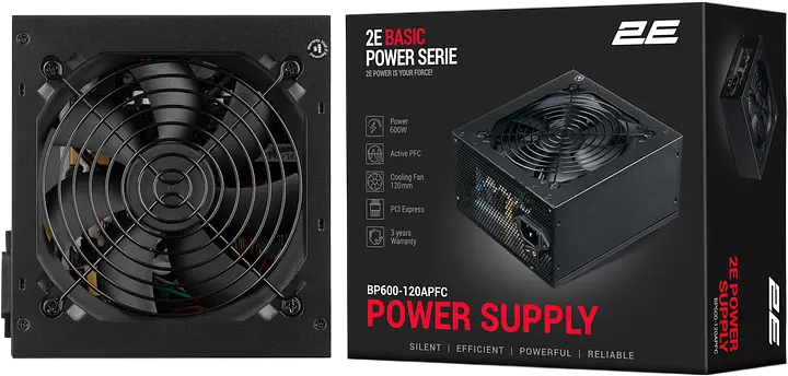 Блок живлення 2E Basic Power 600W (2E-BP600-120APFC) - фото 2