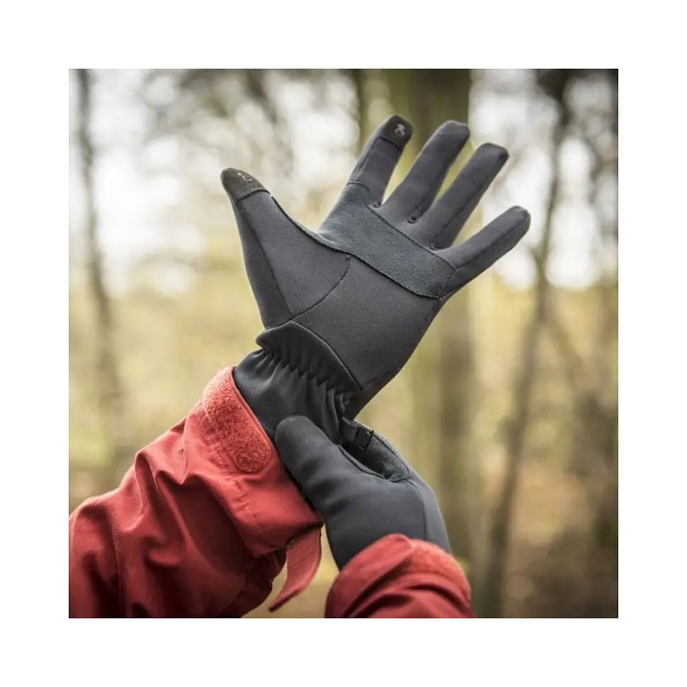 Рукавички для туризму Helikon-Tex Tracker Outback Gloves - Black, розмір S - фото 6