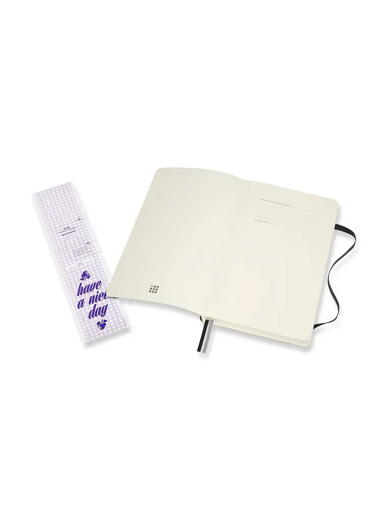 Записник Moleskine Classic Expanded середній, Нелінований Чорний М'який (QP618EXP) - фото 4