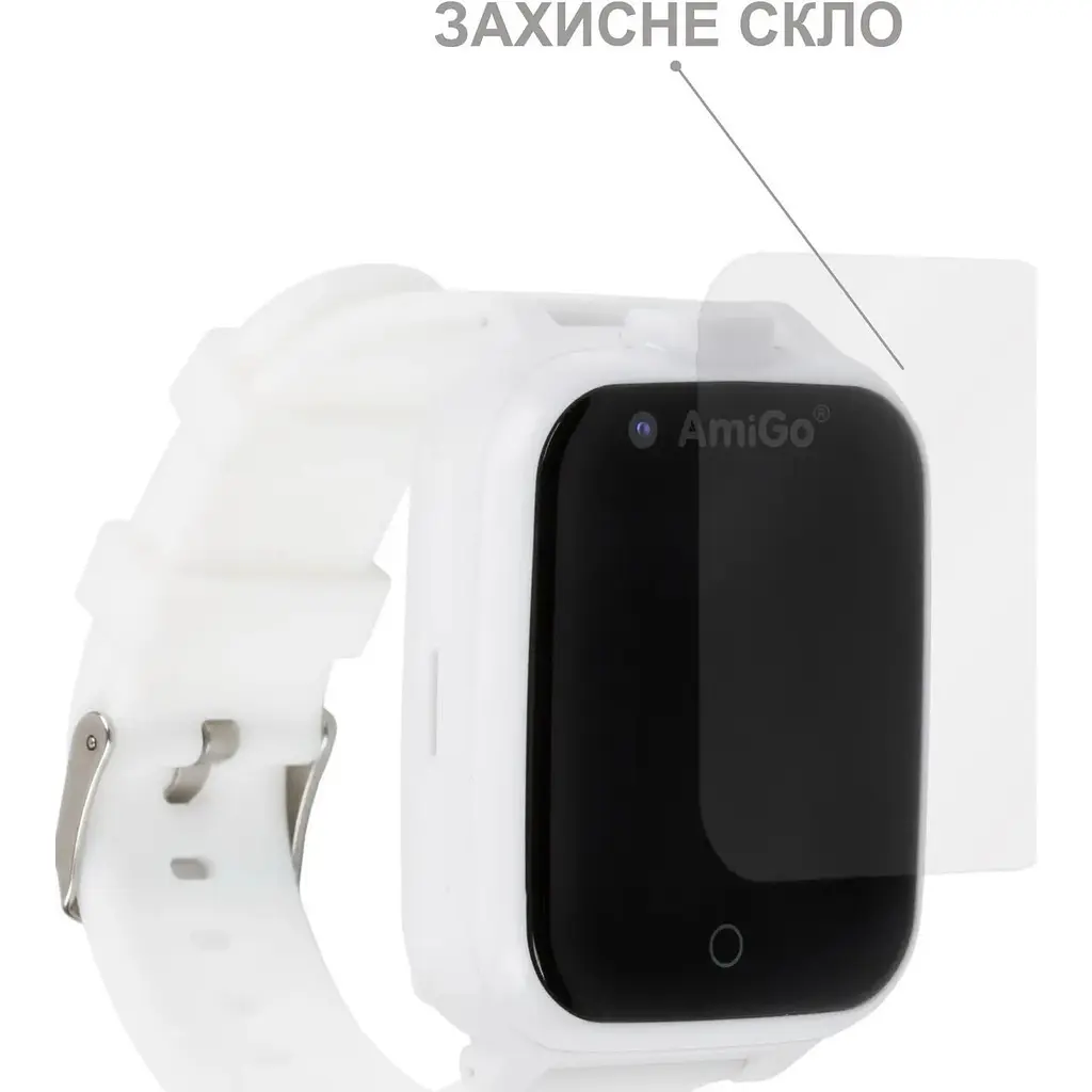 Smart Watch AmiGo GO006 GPS 4G WIFI White UA UCRF - фото 5