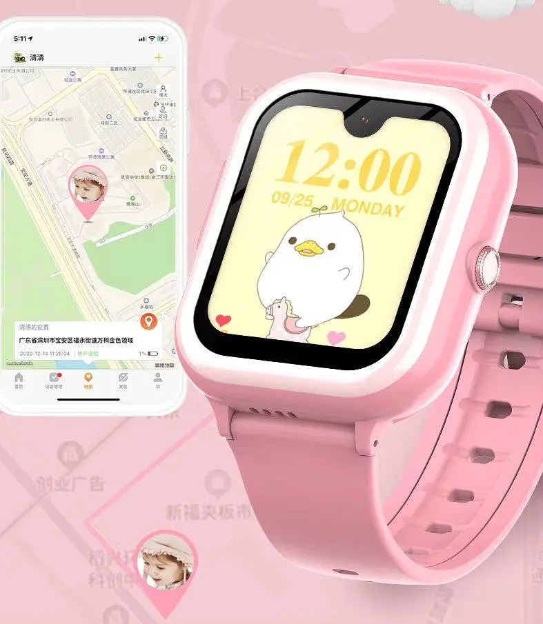 Дитячий розумний годинник-телефон Lemfo M39 з GPS трекером, 4G, відеозв'язком, камерою та прослуховуванням Чорний - фото 11