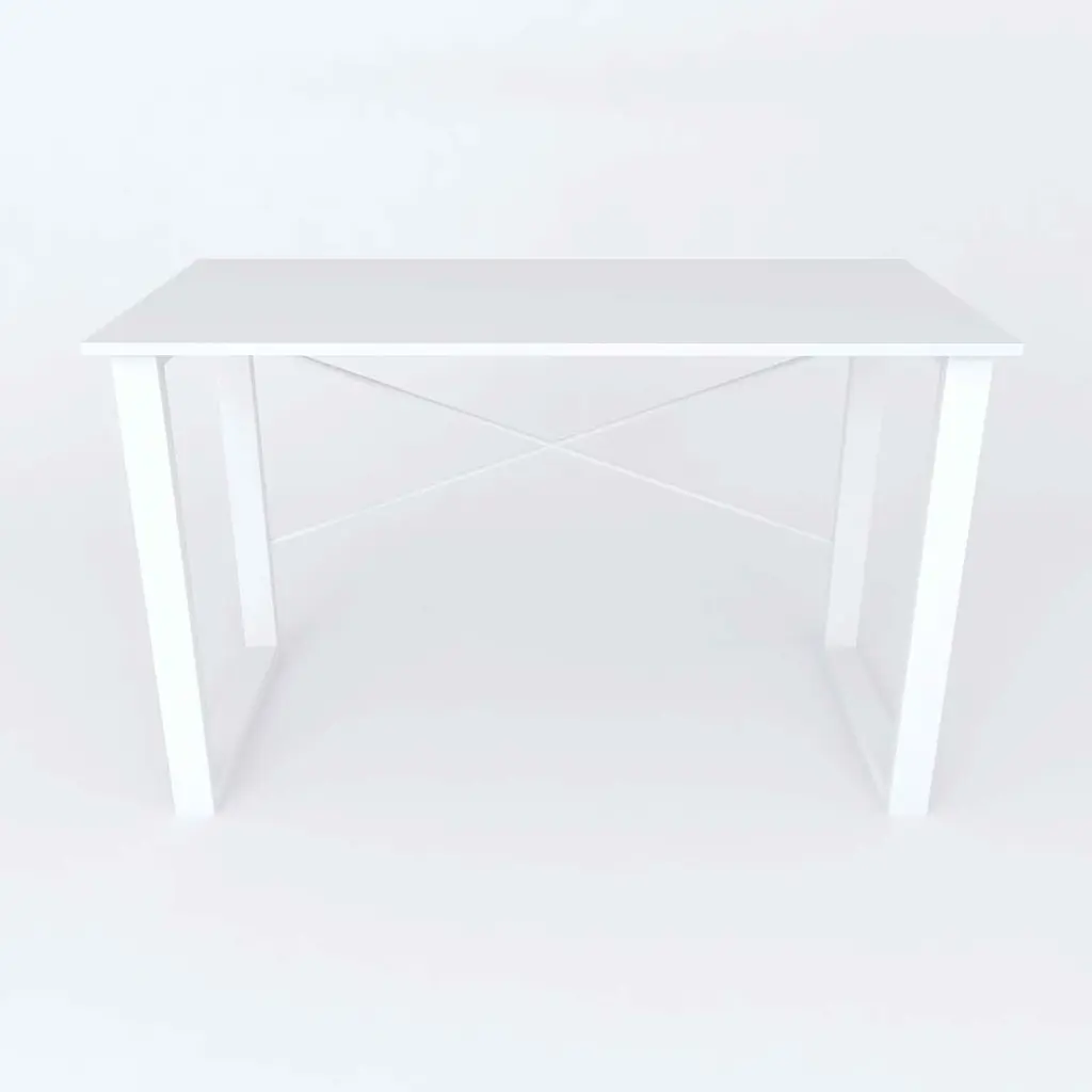 Письменный стол Ferrum-decor Драйв 750x1400x600 Белый металл ДСП Белое 16 мм (FRD-103143) - фото 3